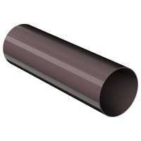 Труба водосточная темно-коричневая "Оптима" d=80мм, L=3м